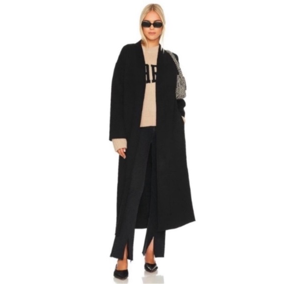 ANINE BING JEANS ROXANNE BLACK TIE Flare Size 32 NWT - Picture 3 of 16